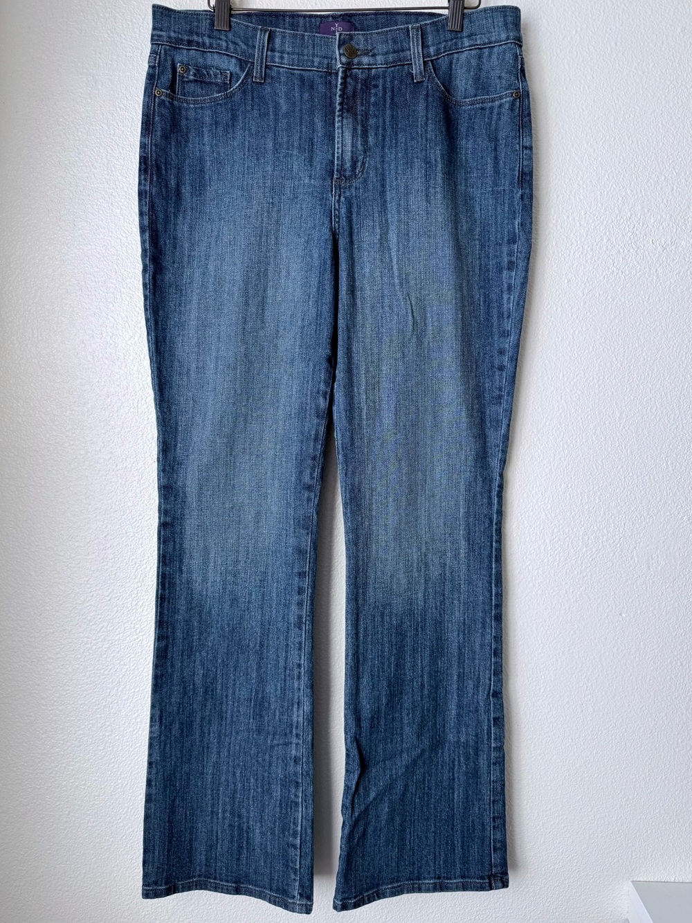 NYDJ Not Your Daughter’s Jeans Size 14 Blue Lift Tuck Bootcut Stretch USA Made